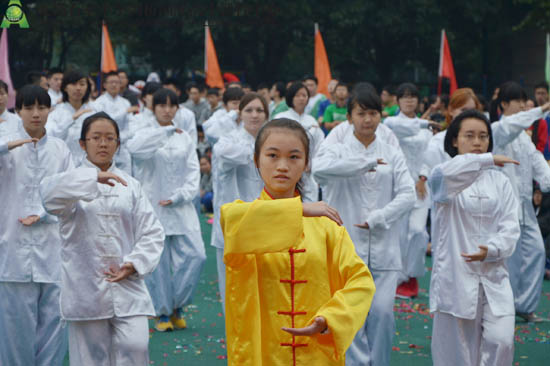 剑桥课程带来精彩的太极拳表演