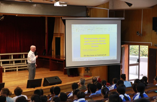 学术校长Derham先生分享每周一句