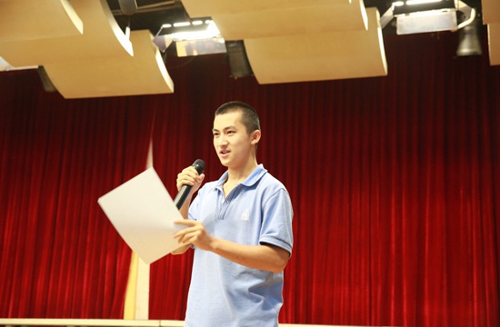 获奖同学发表感言