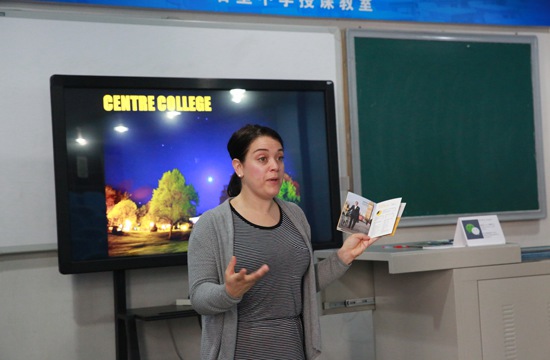 森特学院招生官Sarah寻找有激情的学生