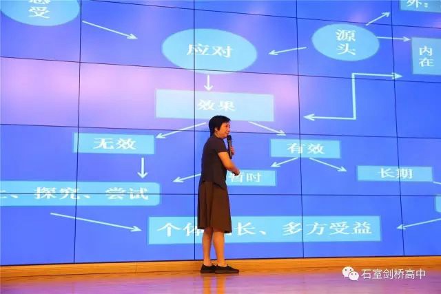 教师节献礼|石室中学初三班主任舒缓压力心理讲座张渝发言